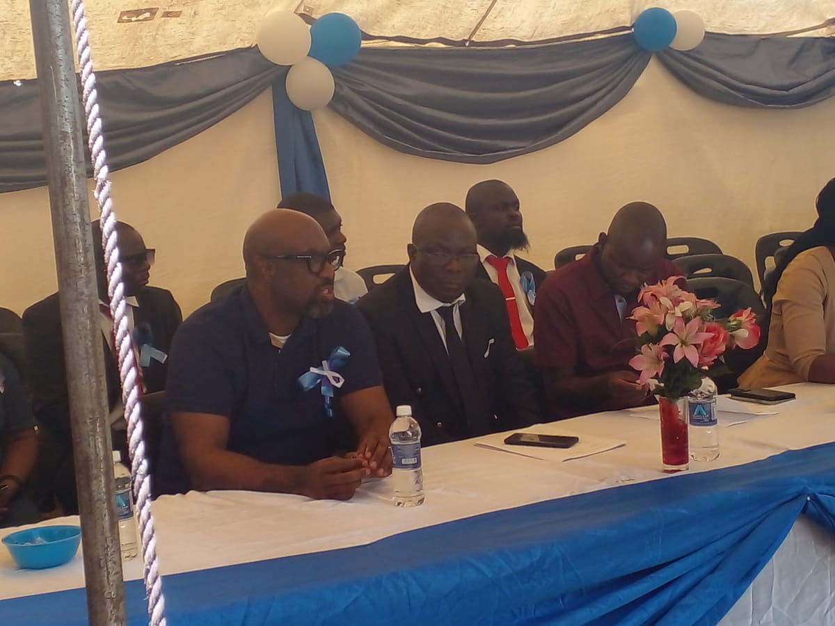 Hon Bvute and Madzibaba Benji guests at Howson Primary School