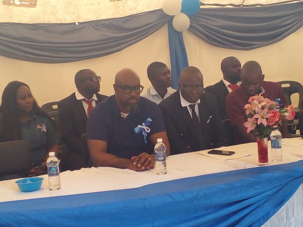 Hon Bvute and Madzibaba Benji guests at Howson Primary School